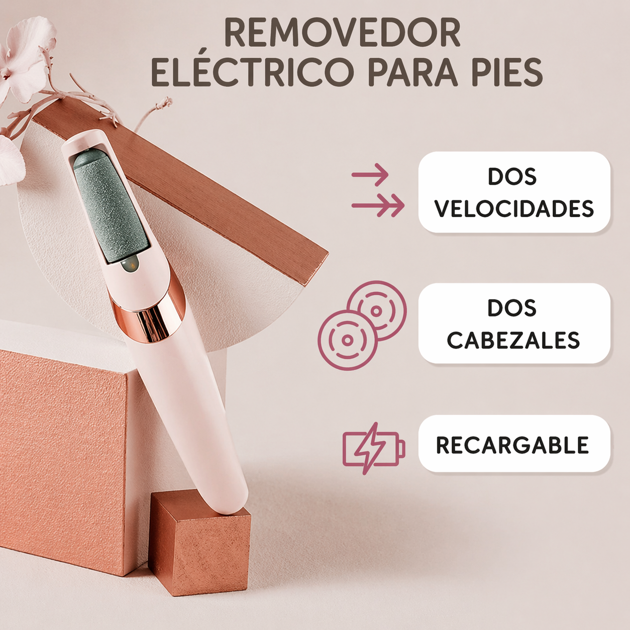 Elimina callos sin dolor y luce pies suaves desde el primer uso